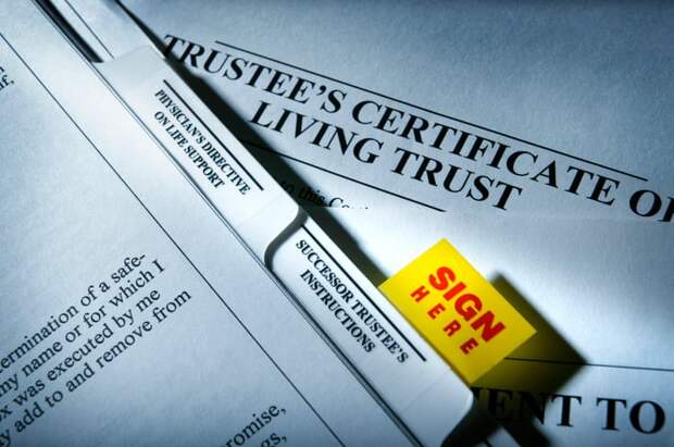 Living trust forms.