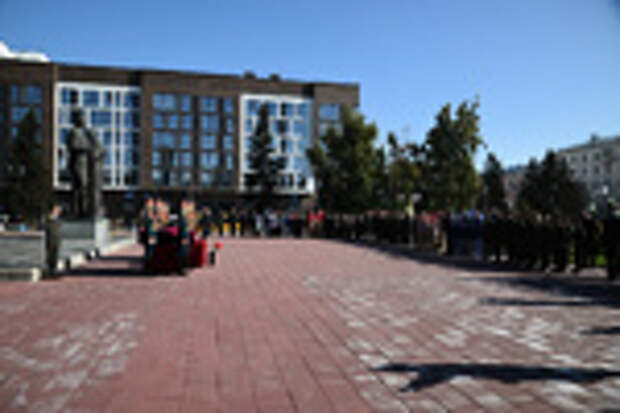 Воинские почести красноармейцев в Барнауле / Фото: barnaul.org