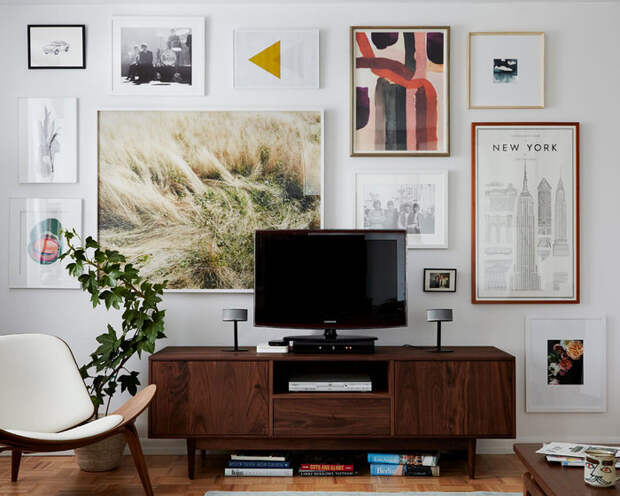 Как оформить место для телевизора: 20 идей