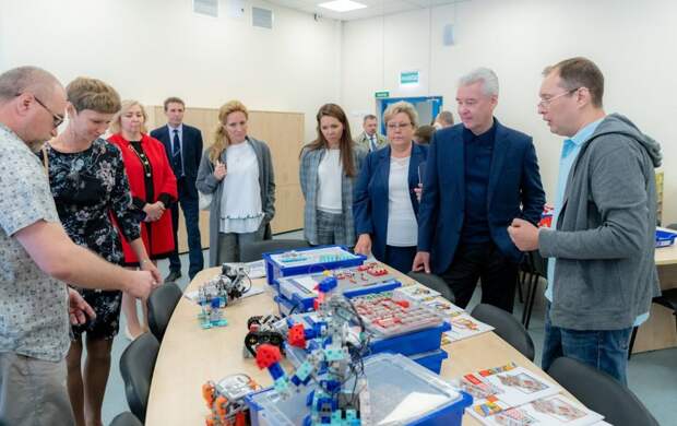 Собянин открыл новую школу в Строгине. Фото: mos.ru