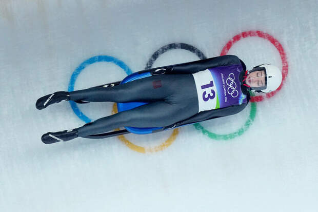 Одноместные сани. 3-я попытка. Дарья Олесик (Россия) / Фото:  Michael Kappeler / dpa/picture-alliance