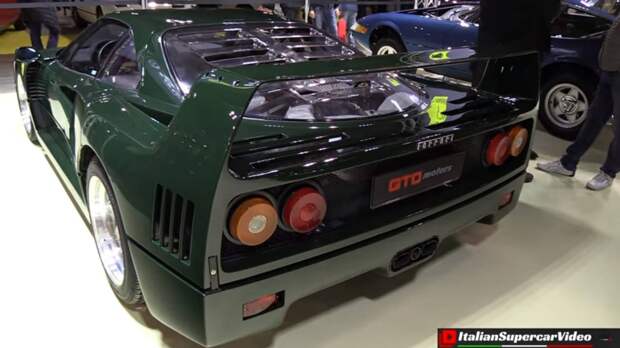 В Италии показали самый необычный суперкар Ferrari F40 