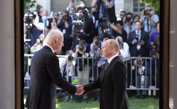 Путин и Байден Женева