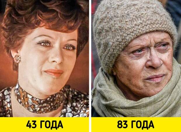 Любимые советские актрисы в своих звездных и последних ролях