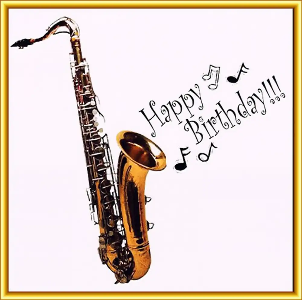 С днем рождения саксофониста. День саксофона. Открытка с саксофоном с днем рождения. С днём рождения мужчине саксофонисту. День рождения саксофона