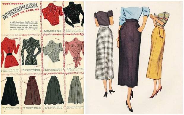 Модные советы для невысоких девушек из книг 1940-х годов