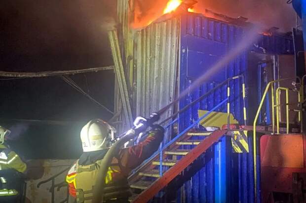 Дроны ВС России поразили газокомпрессорную станцию в Одесской области