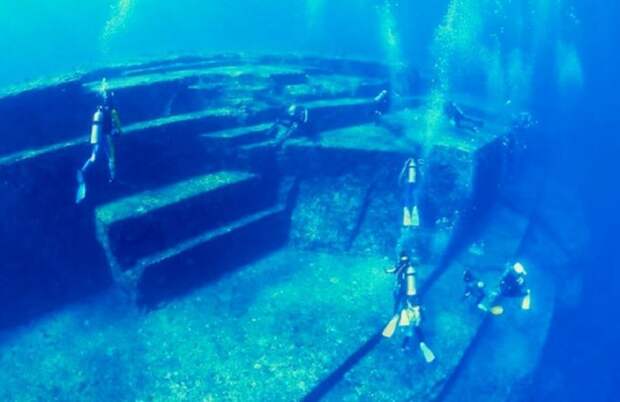 14. Подводные пирамиды в Японии загадка, интересное, мир, океан, секрет, тайна, тихий