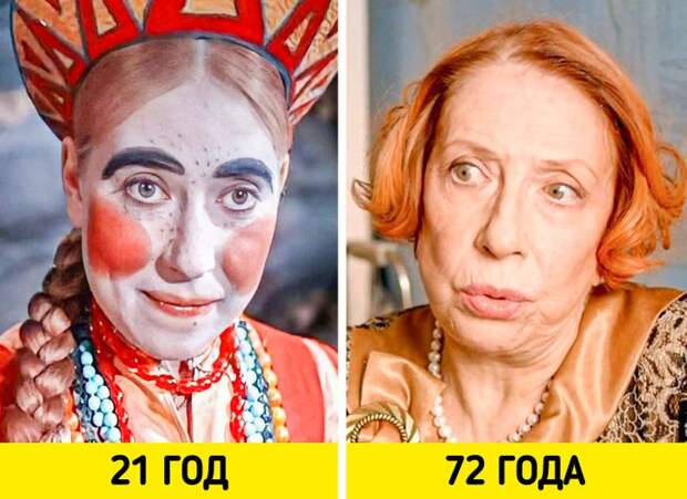 Любимые советские актрисы в своих звездных и последних ролях