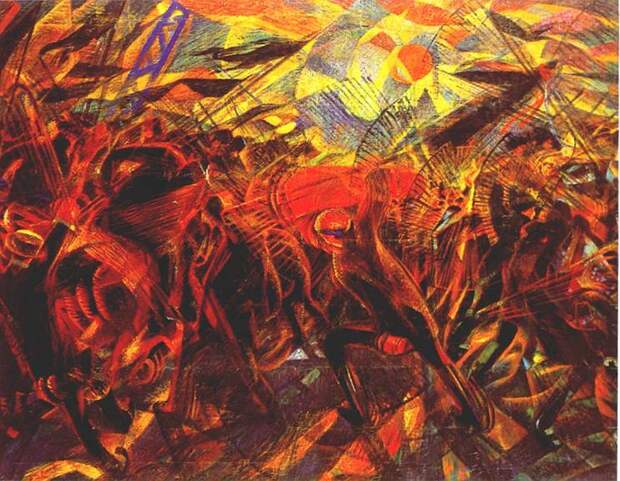 Похороны анархиста Галли. 1910-1911. 