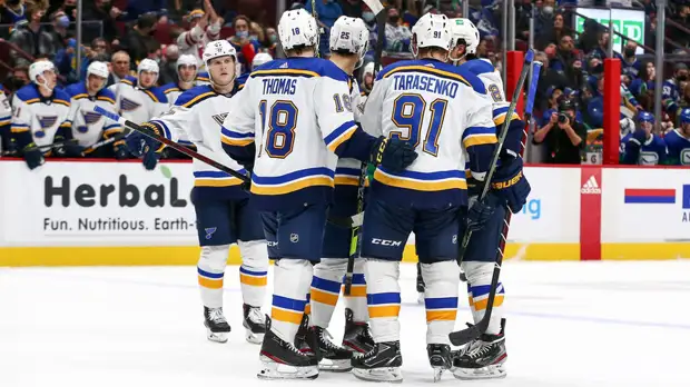 Два ассиста Тарасенко помогли «Сент-Луису» обыграть «Ванкувер» в матче НХЛ