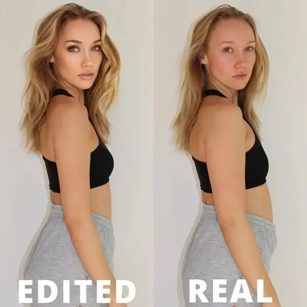 Датская блогерша показывает, как на самом деле выглядит во время съёмок "идеальных фото" для Instagram (26 фото)
