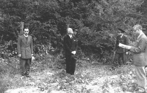 Последние минуты перед казнью Антонеску