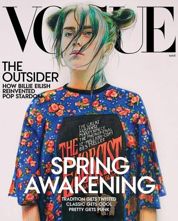 16-летняя девушка из России нарисовала обложку для американского Vogue