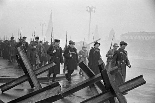 Ополченцы в Москве 1941 года