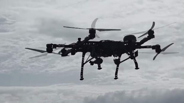 «Гекса-кран» разнес укрытие врага сбросом противотанковой мины у Константиновки