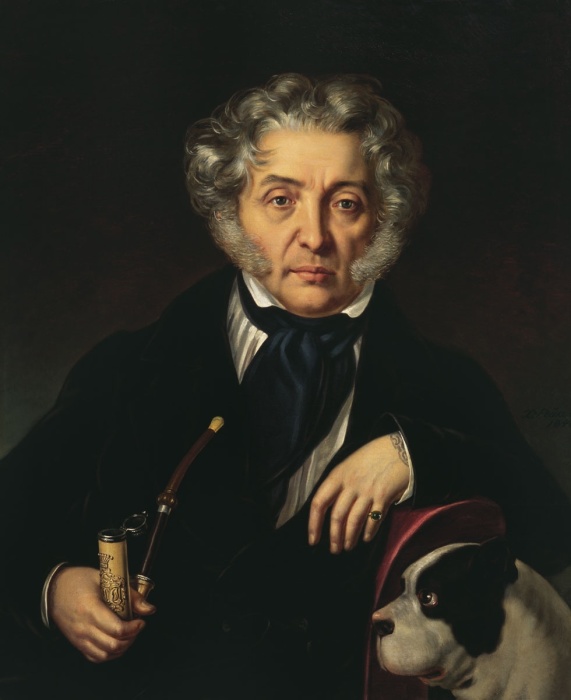 Фёдор Толстой в преклонных годах. Художник Филипп Рейхель, 1846 г. Фёдор Толстой в преклонных годах. Художник Филипп Рейхель, 1846 г.