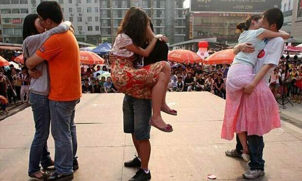 Китайская практика 6 июля, забавное, подборка, поцелуи, поцелуй, прикол