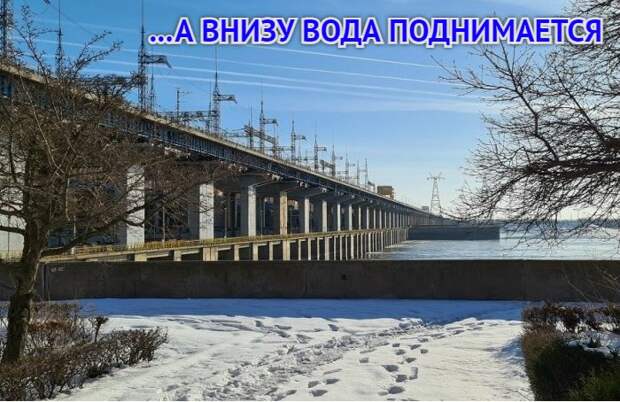 А вода-то льется: уровень Волги возле Астрахани в конце января поднялся на 32 см