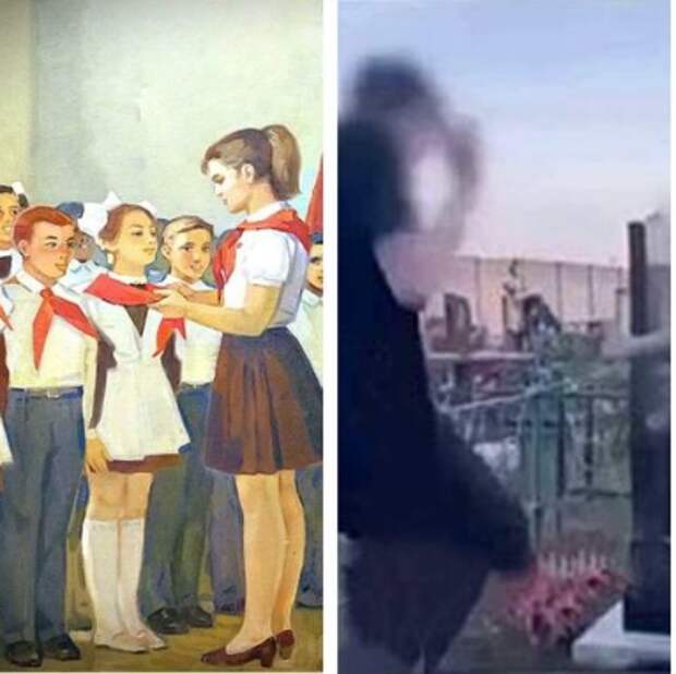 «Пошалили» — в Кузбассе подростки камнями разбили фотографии на могилах погибших бойцов СВО