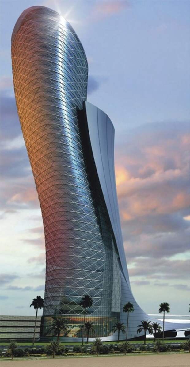 Capital Gate in Abu Dhabi, United Arab Emirates