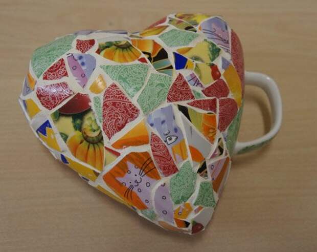 Идеи из осколков посуды