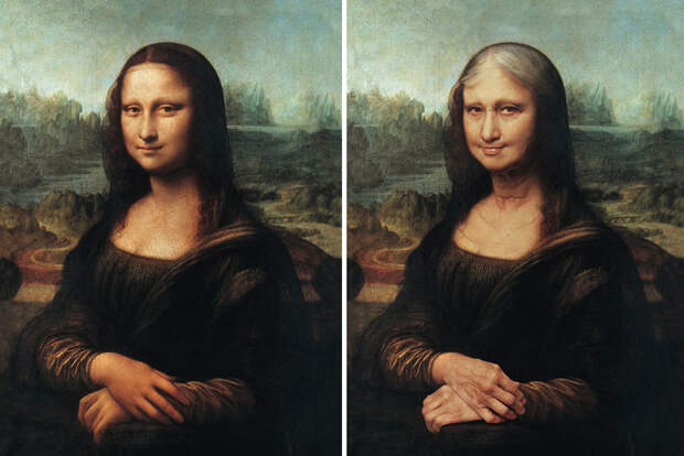 17. Мона Лиза, автор Roberto Weigand знаменитости, фотожаба, фотошоп