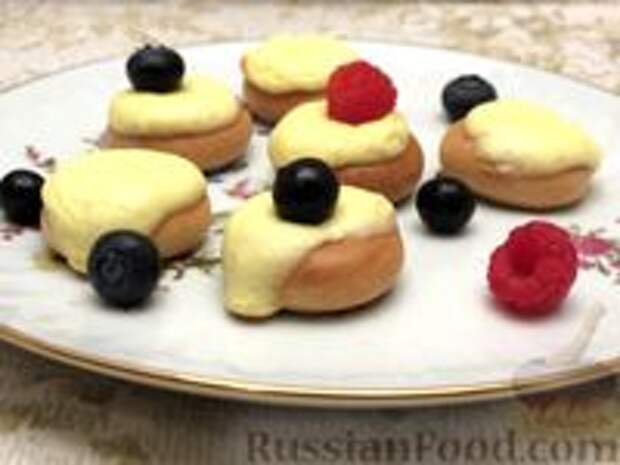 Фото к рецепту: Сушки, запечённые с творогом