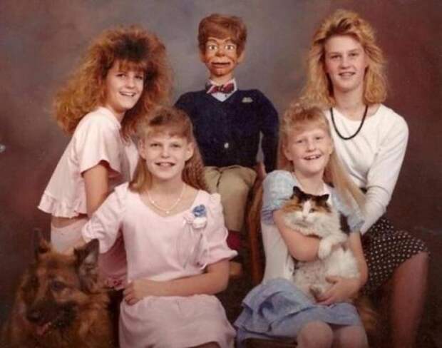 Смешные и нелепые семейные фотографии (17 шт)