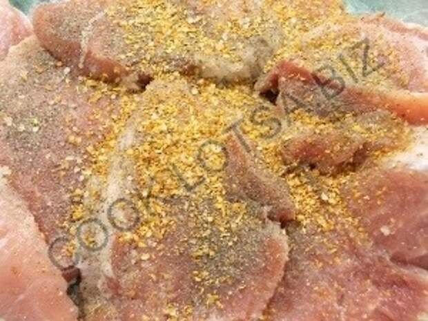 Мясо по-французски с грибами