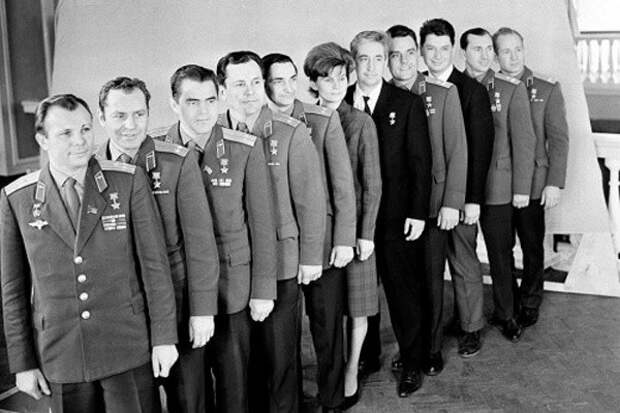 11 первых космонавтов, 1967 г., СССР исторические фотографии, история, факты