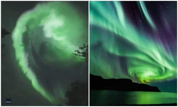 Камера засняла фееричный танец северного сияния над Лапландией атмосфера, видео, красиво, лапландия, необычные явления, природа, северное сияние, северные пейзажи