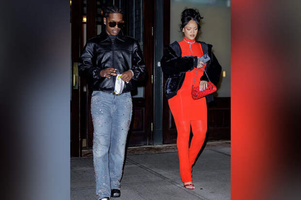 Певица Рианна и A$AP Rocky были замечены в Нью-Йорке после обстрела дома