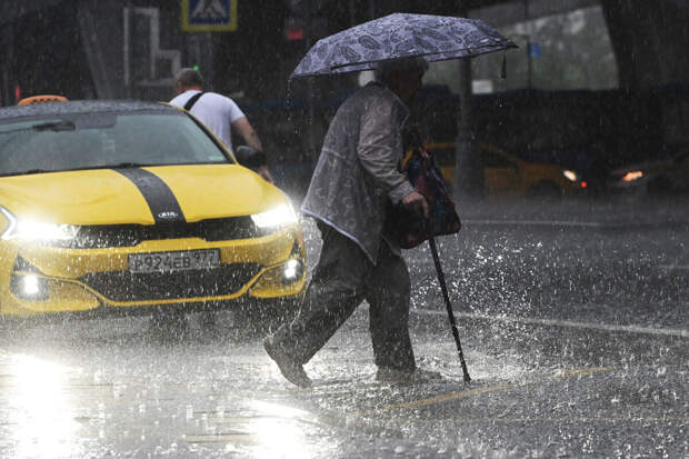 Синоптик Позднякова: неделя дождей началась в Москве