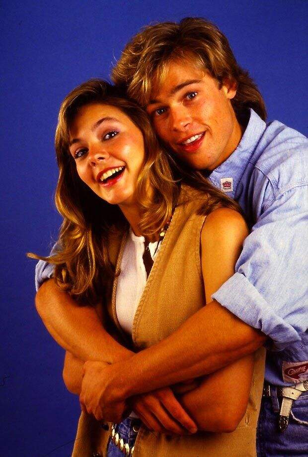 23-летний Брэд Питт, Брэд Питт 1987, Kathy Amerman 1987, brad pitt 1987