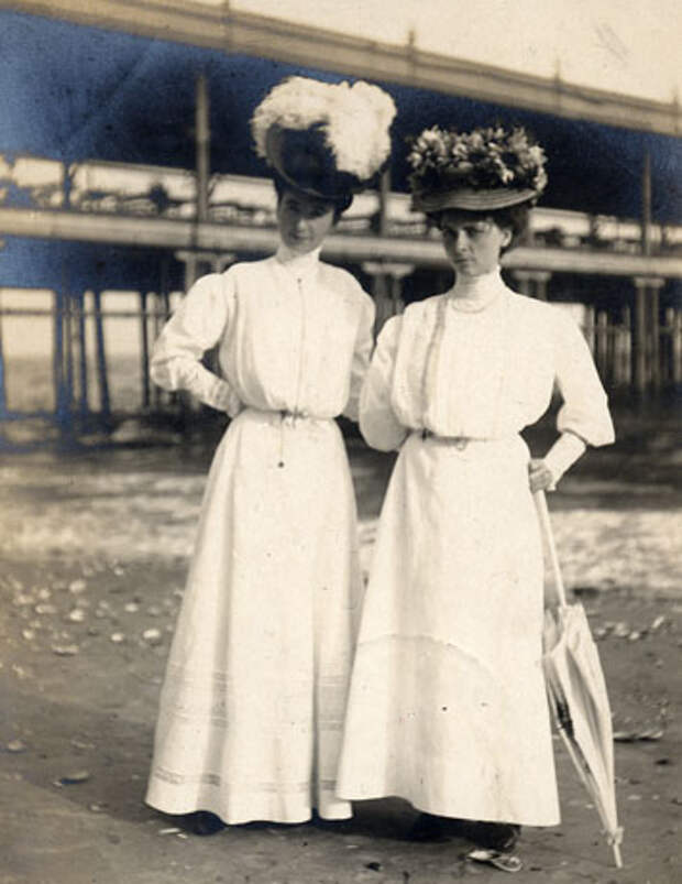Дамы в шляпках, Нью-Джерси, 1907 год