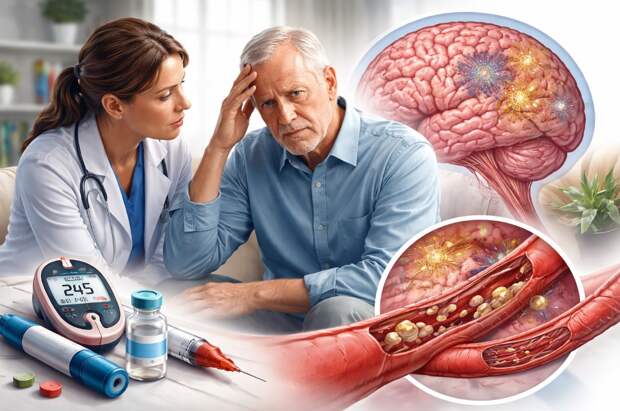 Ученые: как диабет первого и второго типа влияет на риск развития деменции