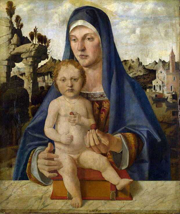 Bartolomeo Montagna - The Virgin and Child (1). Национальная галерея, Часть 1