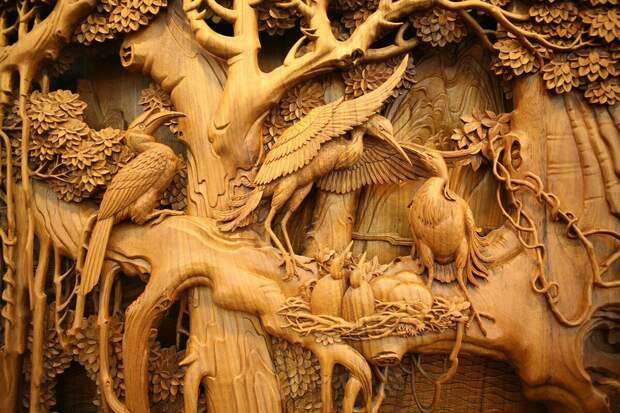 Dongyang: изысканная резьба по дереву из Китая
