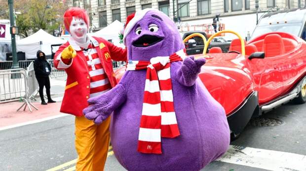 grimace from mcdonalds