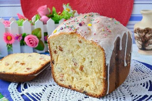 Пасхальный кулич в хлебопечке Пасхальный кулич в хлебопечке