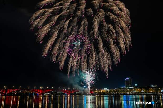 1 июня в центре Красноярска запустят праздничный фейерверк