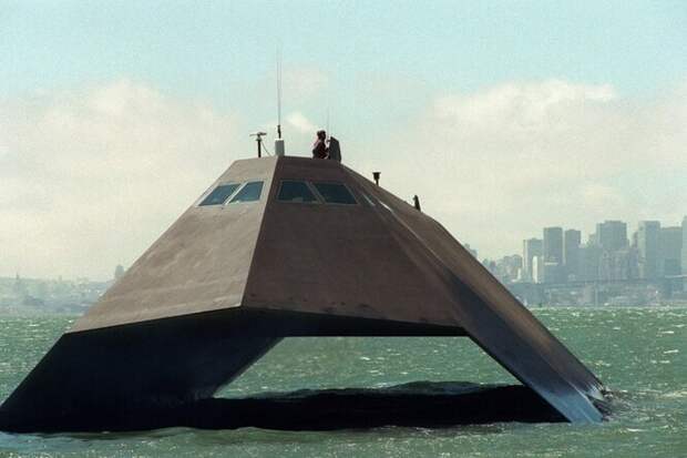 Sea Shadow: американский стелс-катер, похожий на корабль пришельцев Sea Shadow: американский стелс-катер, похожий на корабль пришельцев