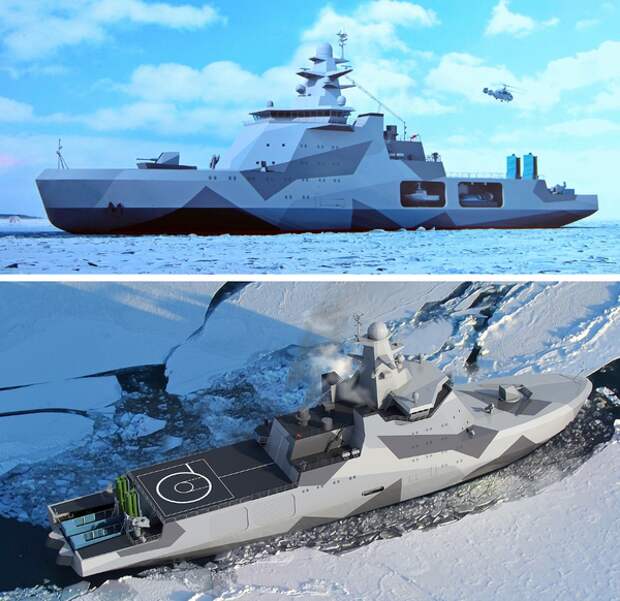 Универсальные патрульные ледокольные корабли проекта 23550 (должны войти в состав ВМФ до 2021 года)