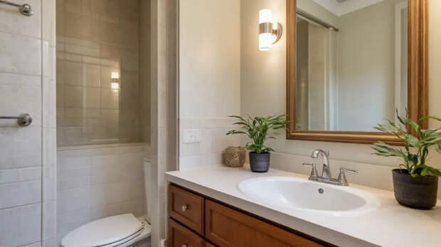 Зеркала и кафель сияют без разводов: 5 хитростей для ванной — без химии и скрипа