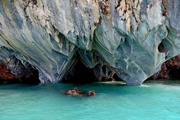 Чили. Мраморные пещеры озера Хенераль Каррера путешествия, факты, фото