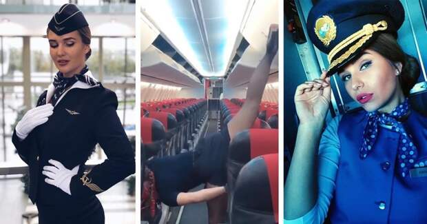 В какой авиакомпании России работают самые красивые стюардессы? авиакомпания, девушки, красота, полет, россия, самолет, стюардесса