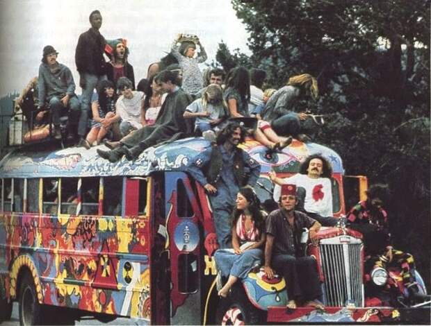 Редкие цветные фотографии коммуны американских хиппи 1970-х годов коммуна, люди, хиппи