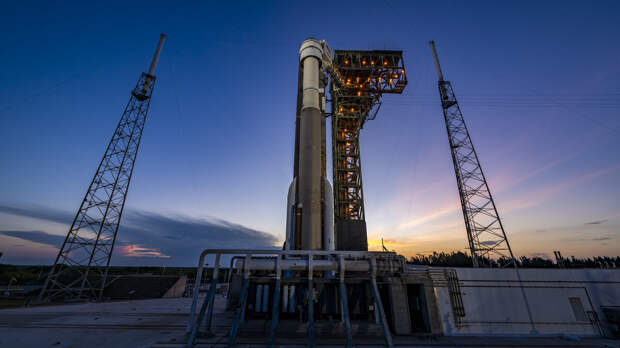 Запущенная сегодня РН Atlas V с КК «Старлайнер». Credit; ULA.