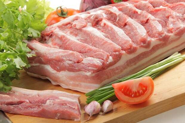 О пользе свинины еда, здоровые, полезное, сало, свинина, факты